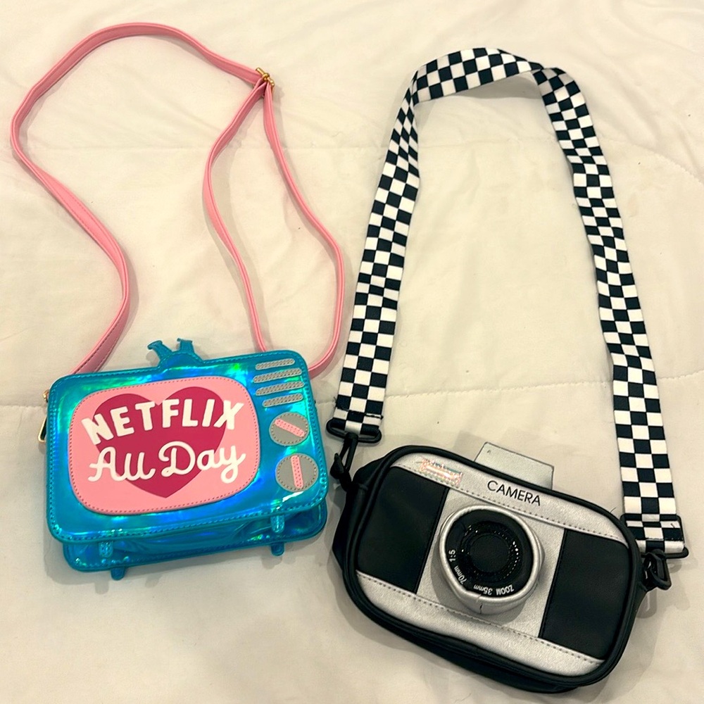 Girls two piece bundle crossbody bags